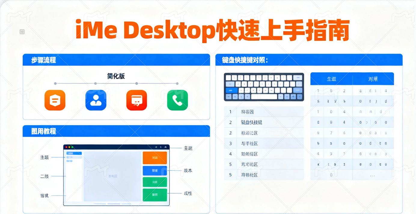 快速掌握 iMe Desktop：全功能詳解教程